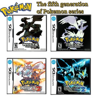Nds Thẻ trò chơi Pokemon Thẻ đơn màu đen đóng hộp Pokemon US Trò chơi tiếng Anh Ngày lễ Quà tặng hộp đựng thẻ trò chơi