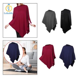 Vỏ điều dưỡng Khăn choàng chống gió Snap Khăn choàng mềm mại thoáng khí cho con bú Poncho