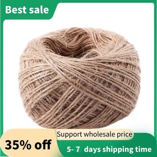 100 mét - Dây bện Hessian có họa tiết tự nhiên 1mm