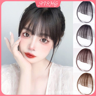 AISHG Air Bangs Tóc Giả Phong Cách Hàn Quốc Liền Mạch Tự Nhiên Phụ Kiện Tóc Thời Trang