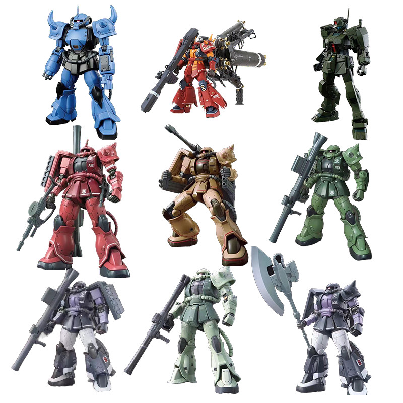 Hg 1 / 144 Zaku II GM Spartan Hyaku-Shiki Gundam HG Sengoku Astray HG RX-78-2 Schwarzette Nhân Vật H