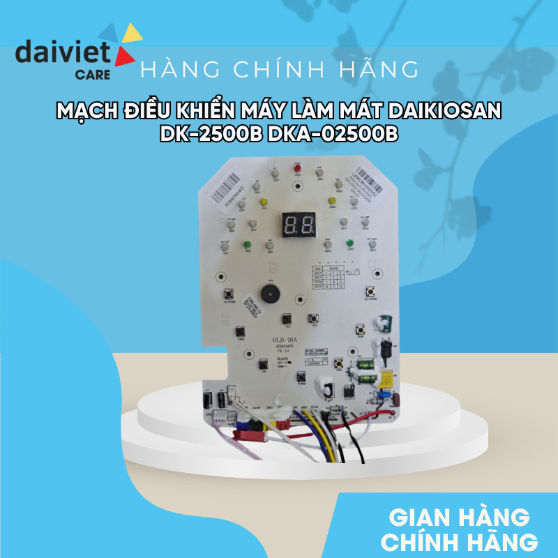 MẠCH ĐIỀU KHIỂN QUẠT ĐIỀU HÒA DAIKIO/DAIKIOSAN DK-2500B DKA-02500B DM105
