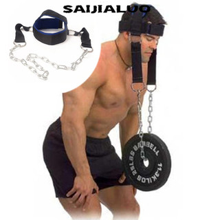 Weight Lifting Head Neck Harness Gym Workout Exercise Training Straps Belt