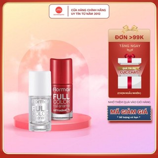 Sơn móng tay Flormar Full Color Nail Enamel lên màu bền đẹp chứa dưỡng chất không gây hại móng - 8ml