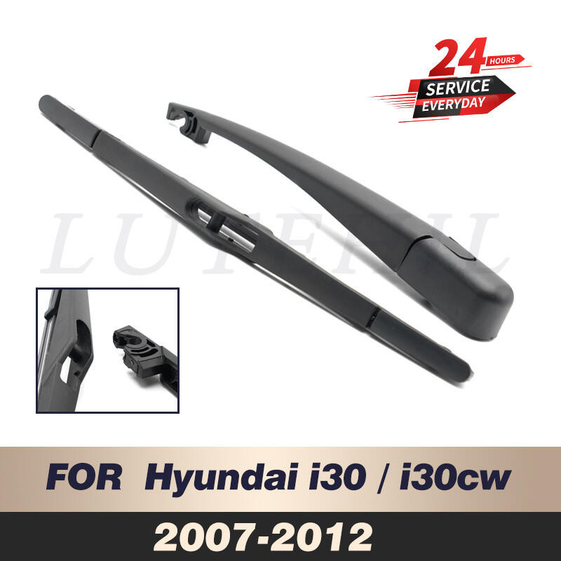 Cần gạt nước phía sau 12 "Bộ lưỡi gạt nước & cánh tay cho Hyundai i30 / i30cw 2007 2008 2009 2010 20