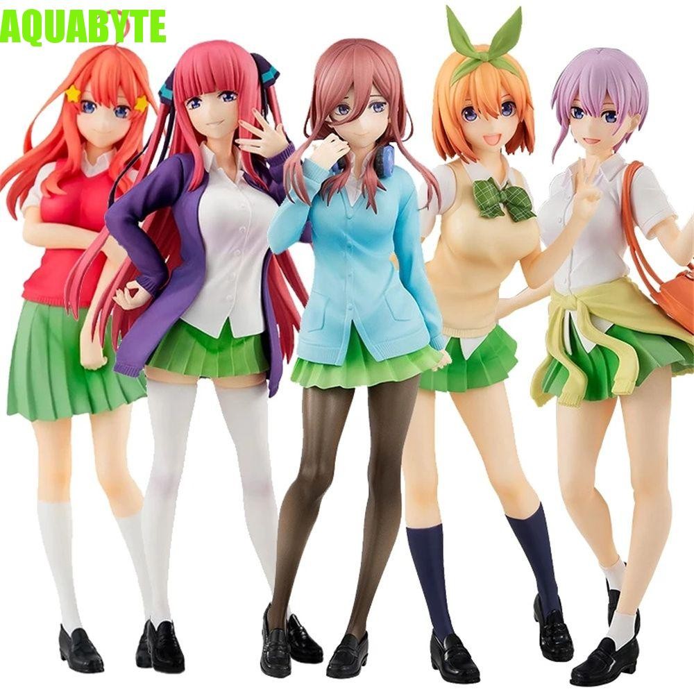 Aquabyte Nhân Vật Hành Động Anime Hình 18CM Nakano Miku Nakano Itsuki Nakano Ichika Đồ Chơi Mô Hình