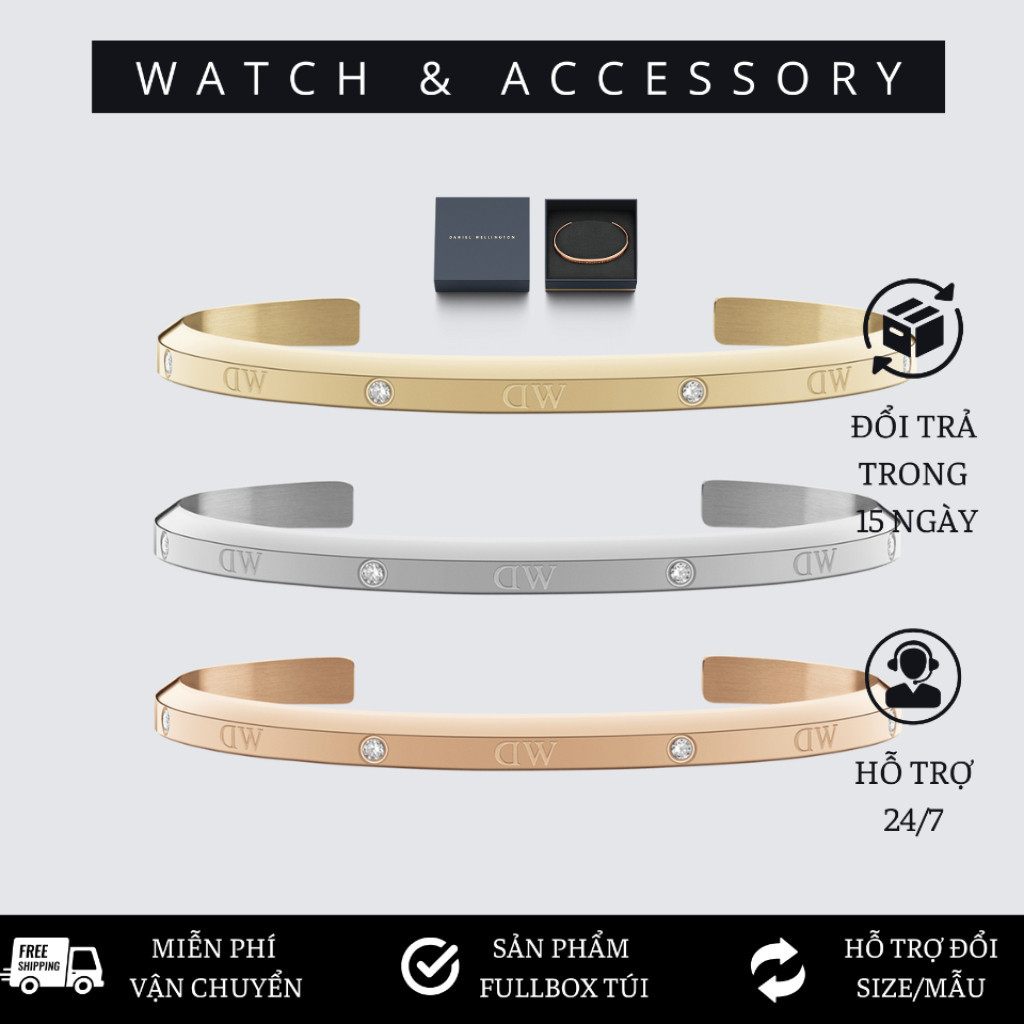 [Chính Hãng] Vòng Tay Daniel Welington Classic Cuff V1 - Lumine D_W Chính Hãng - Danielwatchstore.