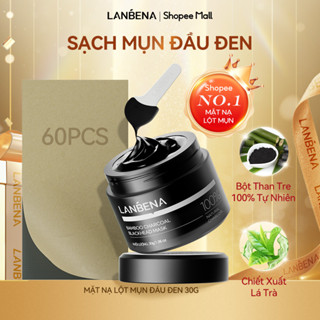 UPGRADELanbena Tre Tẩy Mụn Đầu Đen Dải Mặt Serum Loại Bỏ Mụn Mũi Pore Cleaner Mặt nạ Làm Sạch Nhanh Và Sâu Của Mụn Đầu Đen