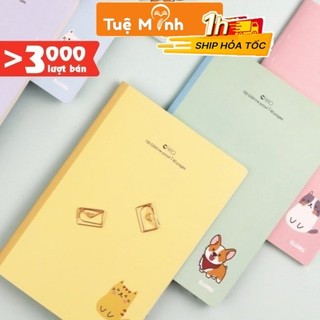  Vở Caro 80-120-200 trang Klong B5 VPPTUEMINH may dán gáy bìa Pastel giấy ô 5x5 mm sổ Tập Học sinh Klong chính hãng 