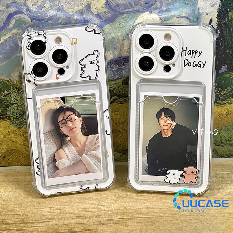 Ốp Điện Thoại Cho IPhone 15 16 Pro Max 11 12 13Mini 13Pro Max 14Plus XR XS Max 6 7 8 Plus SE2020 Thẻ Chó Mischieveous Vỏ Điện Thoại Dây Treo KB