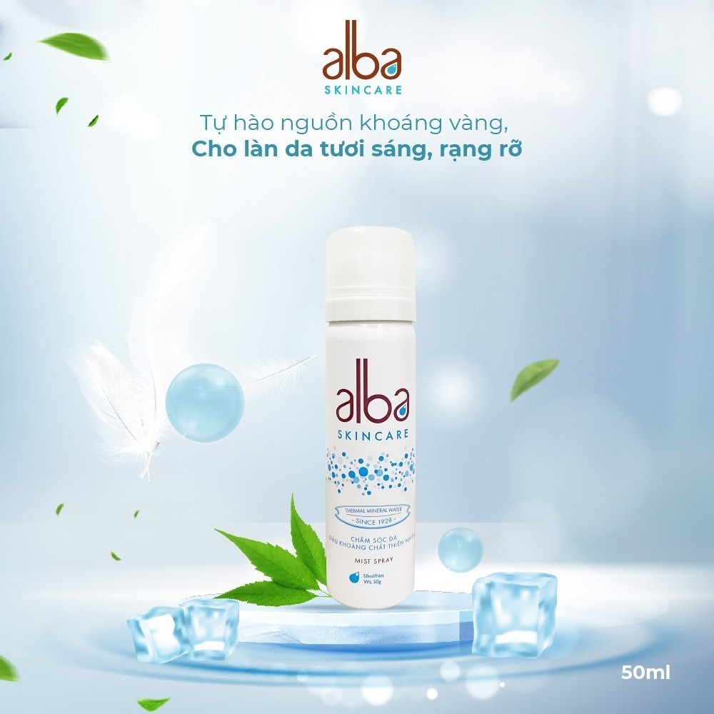 Xịt khoáng chăm sóc da giàu khoáng chất thiên nhiên Alba [Mai Official] was