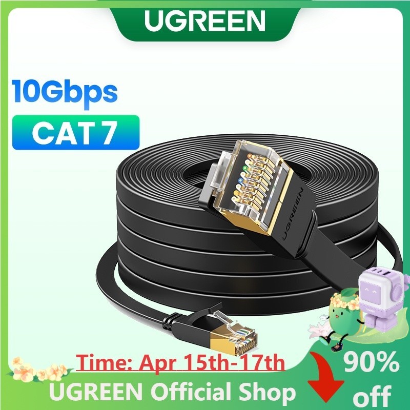 Dây cáp mạng UGREEN Ethernet Cat7 Rj45 10 5gbps cao cấp