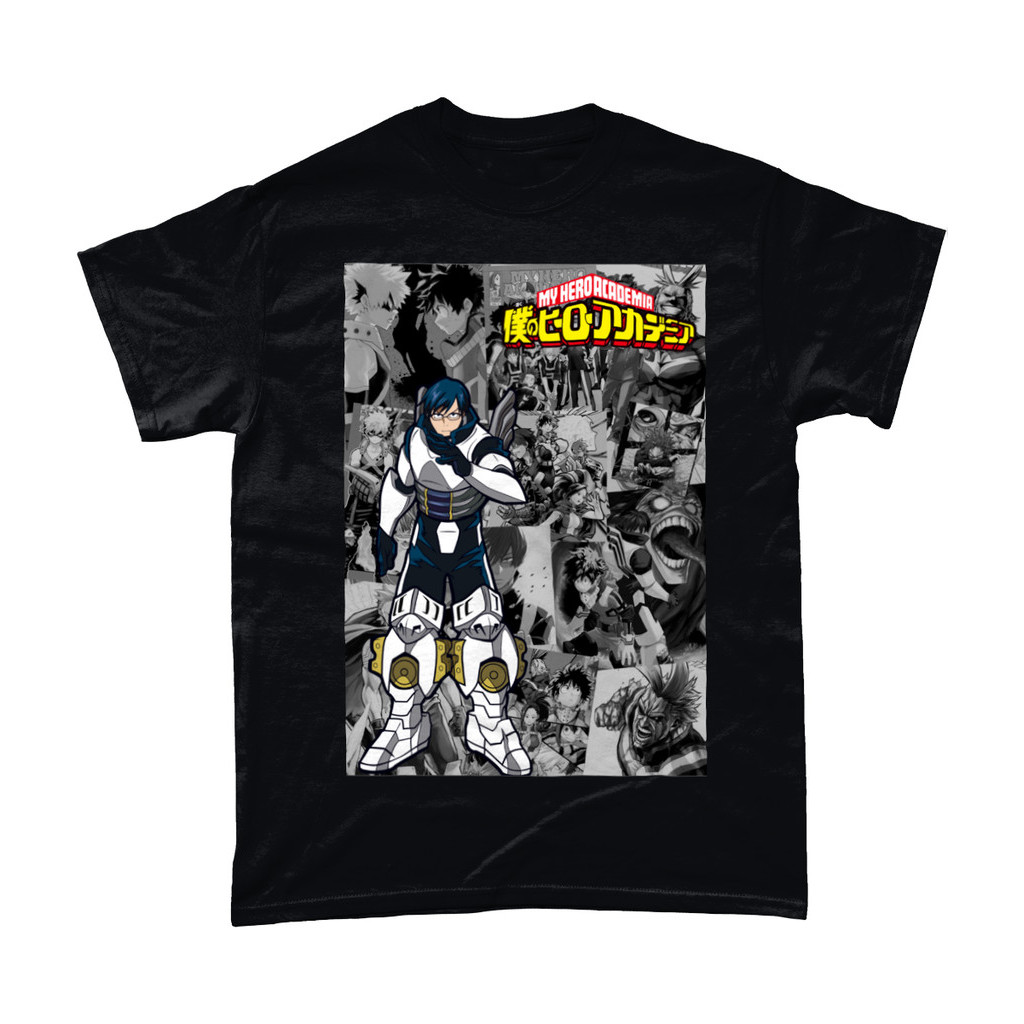 Tenya Lida Manga Strip My Hero Giới Học Thuật Anime Áo Thun