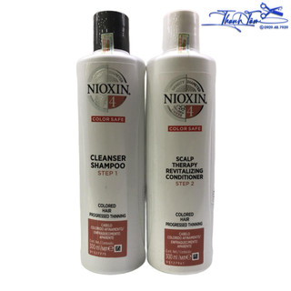 Bộ dầu gội xả Nioxin chống rụng tóc System 4 300mlx2