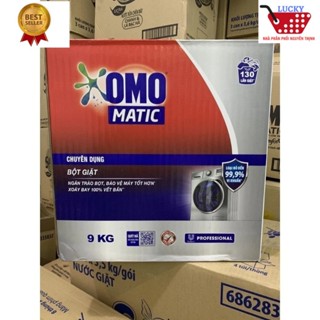  Nguyên thùng 9kg Bột giặt OMO Matic chuyên dụng dành cho cửa trước 