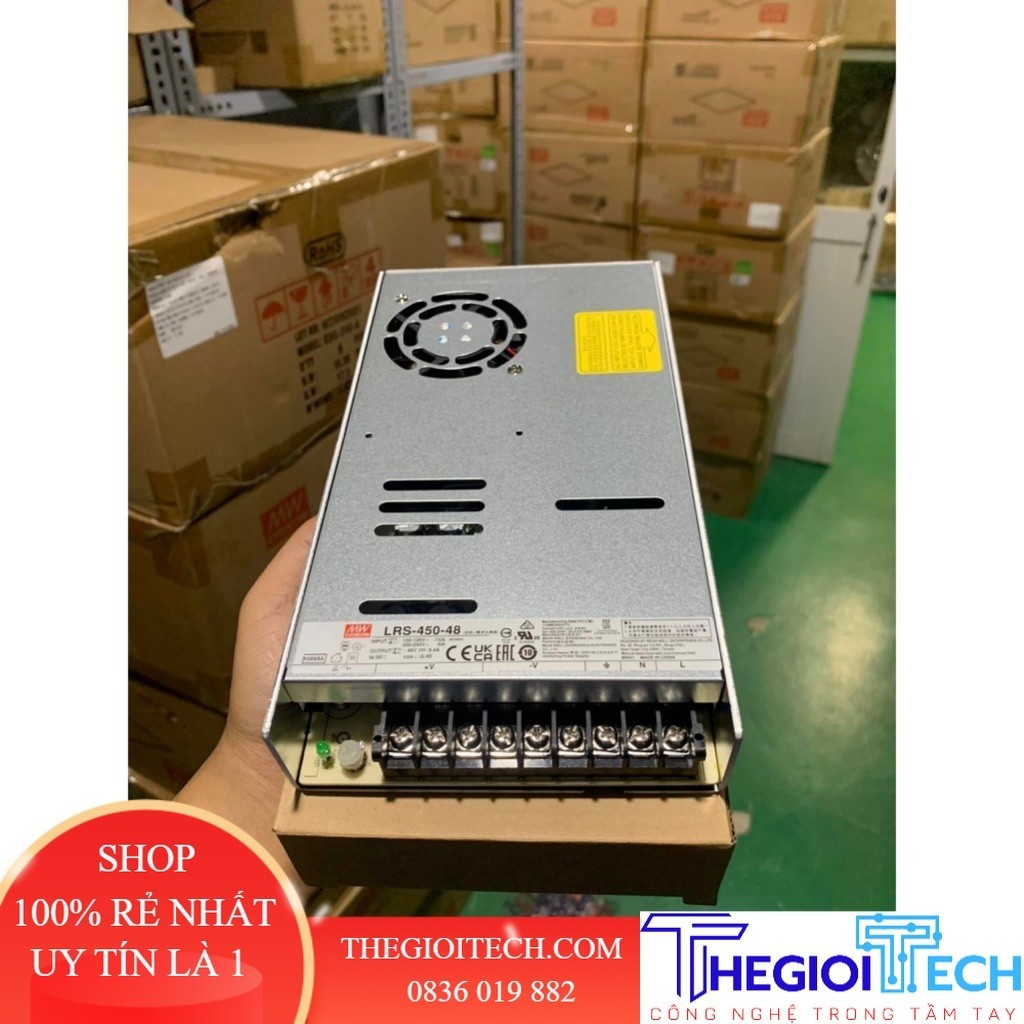 BỘ NGUỒN MEANWELL LRS-450-12