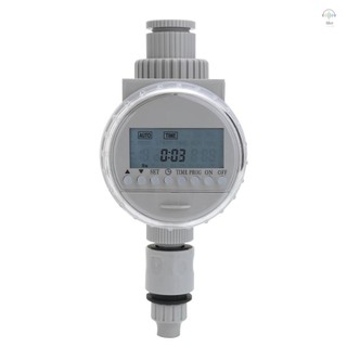 Màn hình LCD năng lượng mặt trời màu trắng Điều khiển tưới vườn Bộ điều khiển tưới tiêu tiết kiệm nước tự động Hẹn giờ tưới nước kỹ thuật số