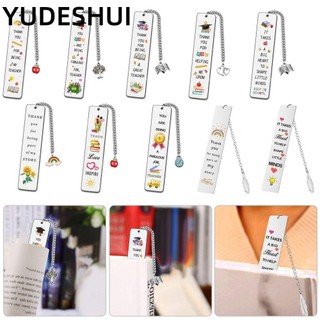 YUDESHUI trang bằng thép không gỉ YudhUI, Giá đỡ trang sách cảm ơn bằng thép không gỉ, Phụ kiện sách sáng tạo Quà tặng giáo viên Trang sách đánh dấu Ngày của giáo viên