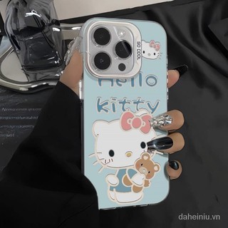 Mèo kitty Dễ Thương Cho Vivo S1 s1pro S12 s10e v23e Y75 s16e s15pro S17 s17pro s17t v23 v23e v25pro v27e V29 v25pro v29pro VI y9s Y16 y17s Ốp Điện Thoại XWVL