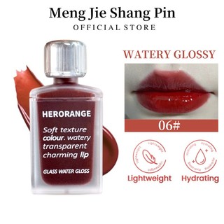Son Bóng HERORANGE Khóa Màu Nước Không Bết Dính Trọng Lượng Nhẹ Lâu Trôi