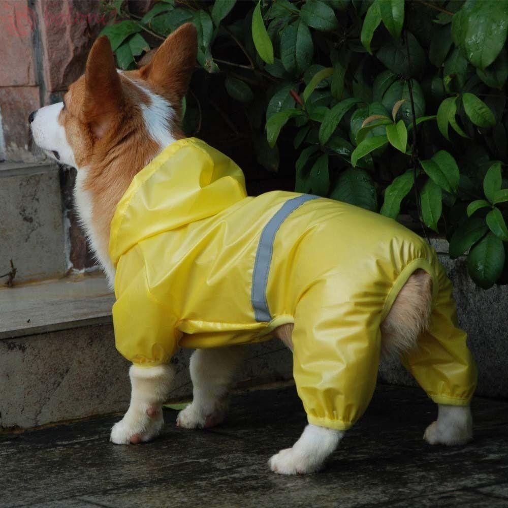 [Cod] Áo mưa cho chó Kem chống nắng ngoài trời Trang phục cho chó Quần áo cho chó nhỏ vừa lớn Bộ áo liền quần cho chó con Áo khoác mưa cho thú cưng