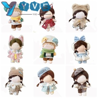 Bộ đồ búp bê YVE, Trang phục thay thế Quần áo Mini 20CM, Quà tặng Phụ kiện búp bê Cosplay nhiều màu Phụ kiện búp bê Mũ nón Búp bê nhồi bông