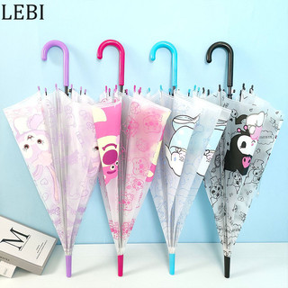 Lebi Sanrio Kulomi tay cầm dài ô trong suốt tự động bán buôn