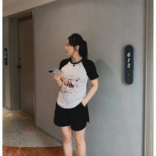Set short babytee in chó