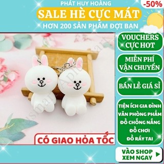 Móc khóa thỏ Cony ✅ FREESHIP 🚛 Có video thật 🎥 Móc khóa thỏ Cony cao 5cm ✓Hàng mẫu 2 - Phát Huy Hoàng