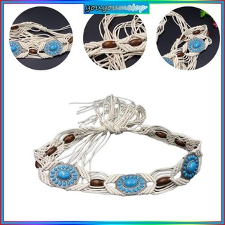 Youyo Nữ Thắt Lưng Thắt Lưng Bện Hạt Dệt Vintage Thắt Lưng Thắt Lưng Thường Ngày Ceinture Thắt Lưng