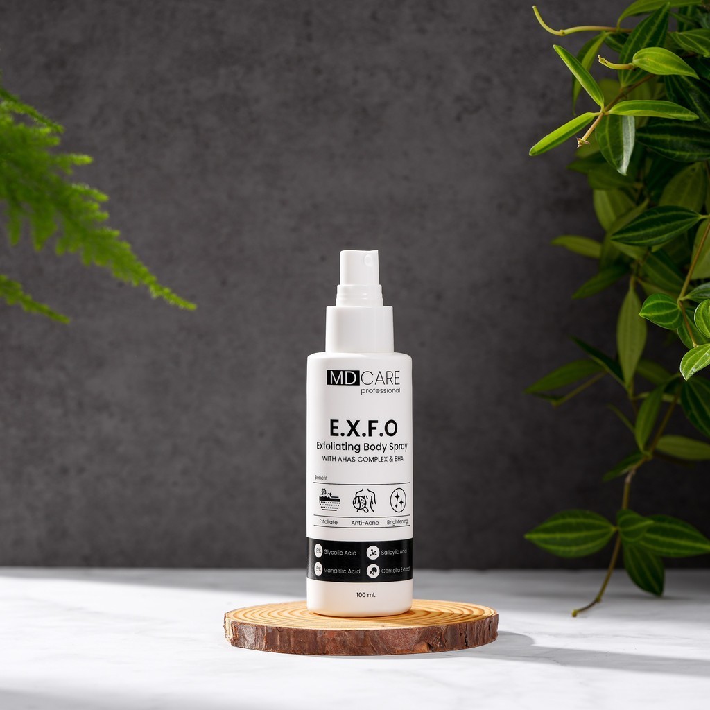Ảnh 9 của Xịt Tẩy Tế Bào Chết Toàn Thân MD CARE AHAs and BHA giảm tình trạng mụn, thâm trên cơ thể 100ml