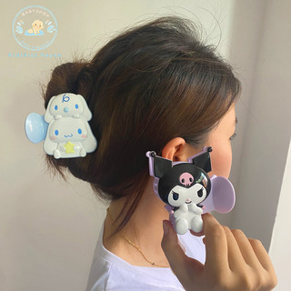 Kh trẻ em kẹp tóc ba chiều kẹp tóc cá mập lớn dễ thương