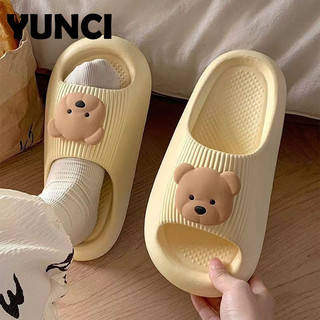 YUNCI dép cross dép kiểu nữ đi chơi Thời thượng Độn đế Siêu nhẹ Đa dạng FYT2450NUX 20Z240514