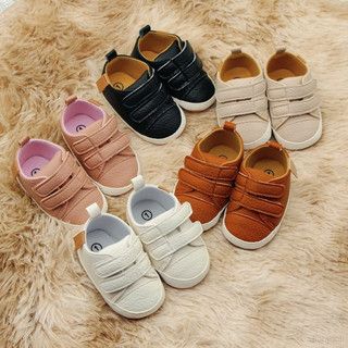 Giày bé gái giày trẻ em giày chống trơn trượt trẻ sơ sinh pram prewalker giày sneaker giày trẻ em màu cổ điển 0-12 tháng