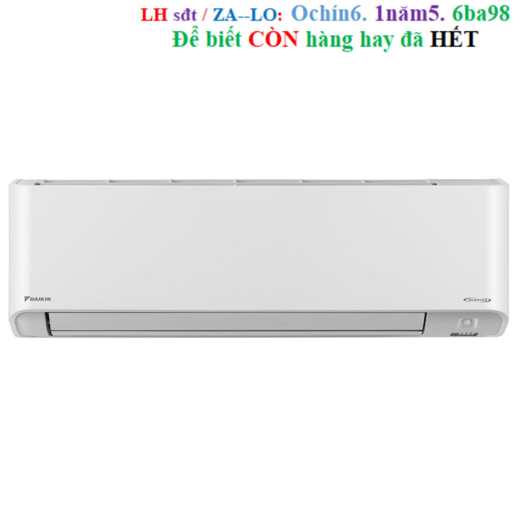Rẻ FTKZ25VVMV - Máy Lạnh Daikin Inverter 1.0HP FTKZ25VVMV (Diện tích <15m²) - Streamer diệt khuẩn