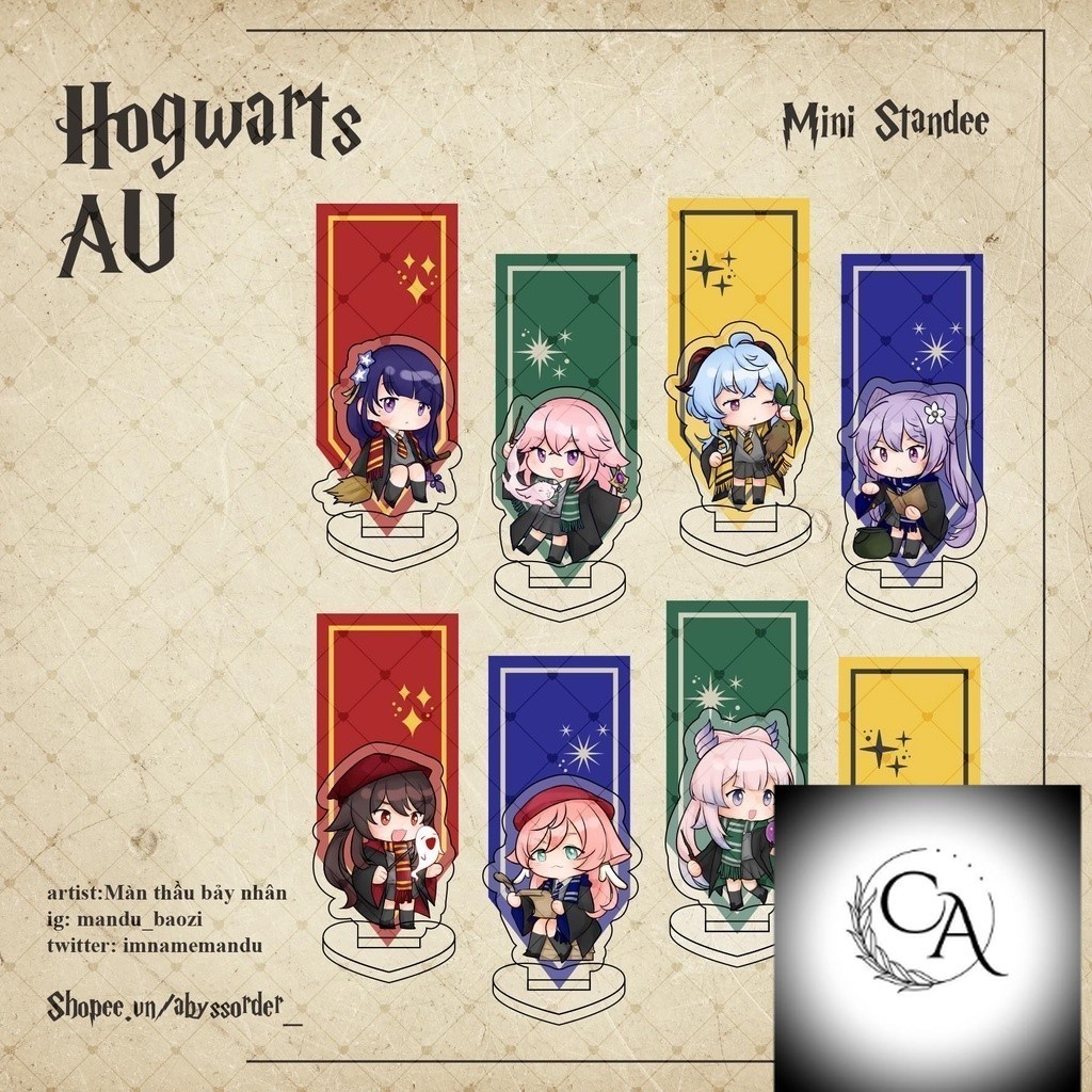 [CÓ SẴN] [ĐỌC KĨ MÔ TẢ] STANDEE GENSHIN IMPACT HOGWARTS- STANDEE genshin impact