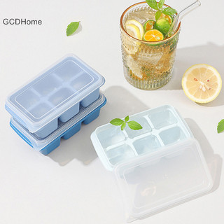 Gcdhome khuôn làm đá gia đình khay đá silicon có nắp hộp làm đá khuôn làm đá HOT