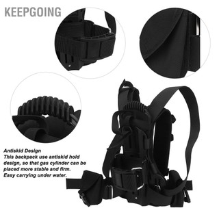 Keepgoing Bình khí lặn Giá đỡ chống trượt Di động Lặn tự do bình