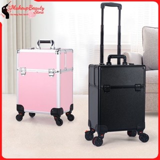 [Cao 50cm] Cốp Đựng Đồ Makeup Vali Kéo Gầm Cao Và Gầm Thấp - Có Khoá Mã Số TSA, Nhiều Tầng/Ngăn