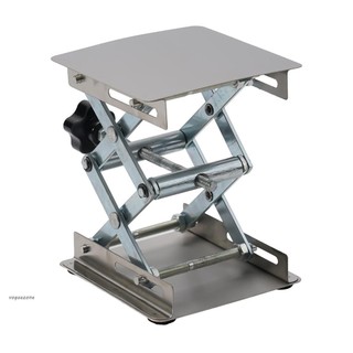 #VOGUEZ#Adjustable Stainless Steel Lift Table Compact Manual Stand for Construction Work