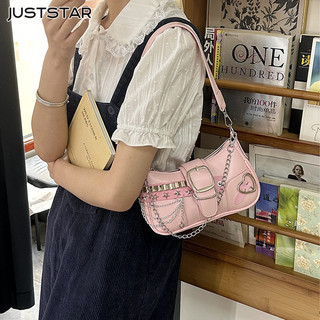 Juststar Mới đơn giản giản giản dị retro túi đeo nách một vai xu hướng thích hợp Túi xách gia vị thiên niên kỷ