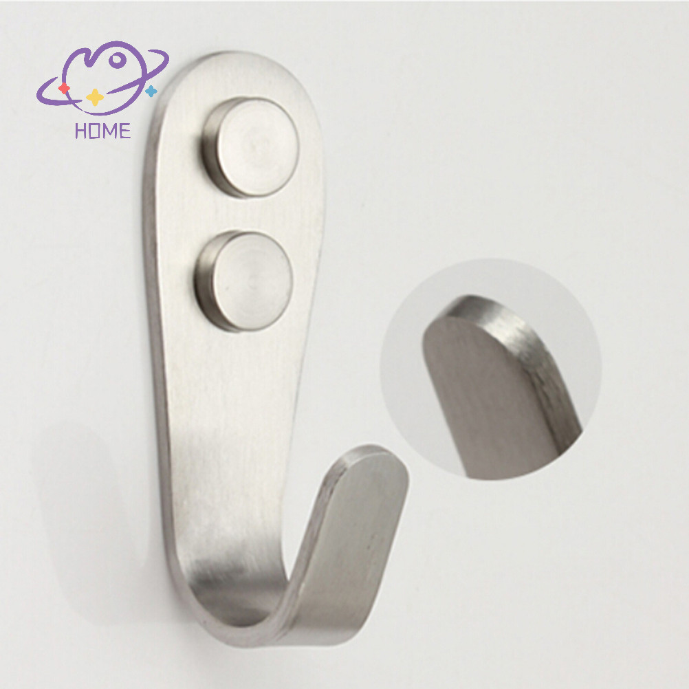 [mayhome] 1 Móc Cửa Tủ Bếp Không Gỉ Móc Treo Quần Áo Tổ Chức Holde {TH}