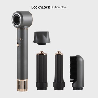  Cột tóc dễ thương kiểu dáng Hàn Quốc nhiều mẫu cho, Máy sấy tóc tạo kiểu LocknLock ION âm Multi Hair Dryer