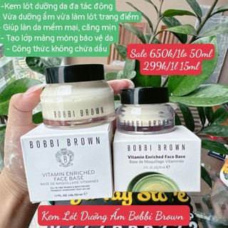 Kem lót make up dưỡng da Bobbi Brown Vitamin Enriched Face Base 50ML