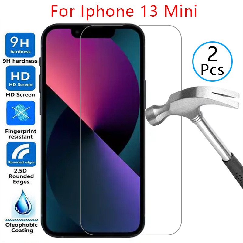 Ốp Lưng Cho iphone 13 mini cover Bảo Vệ Màn Hình Kính Cường Lực Trên Điện Thoại i 13mini min 5.4 Bảo