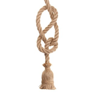 Đèn thả dây thừng 1 dây đui đèn tết dây thừng trang trí