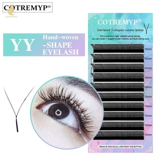 Diy Y Eyelash Extensions Hiệu ứng 3D Lông mi nhân tạo dày đặc vô cảm