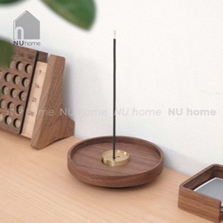 Đế gỗ đốt trầm hương - Jiku | NU Home | đế xông trầm, đế đốt trầm sang trọng bằng gỗ tự nhiên