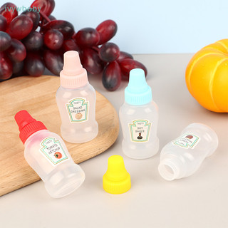 [Ivy] 4 Cái / bộ Chai Nước Sốt Mini Cà Chua Mật Ong Hộp Đựng Salad Chai Nước Sốt Di Động Lọ Bảo Quản Hộp Cơm Trưa Hộp Đựng Đồ TỐT