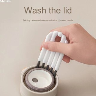 Bàn chải bàn phím đa chức năng Nhà bếp Cốc Mini Vỏ kính Bàn chải làm sạch chai Bàn chải làm sạch